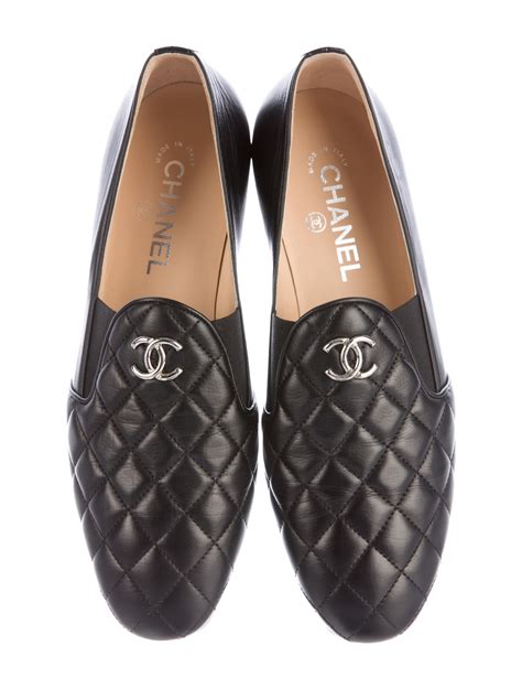 chanel loafers real real.